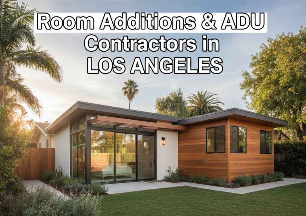 Los Angeles ADU construction project with modern design and backyard integration