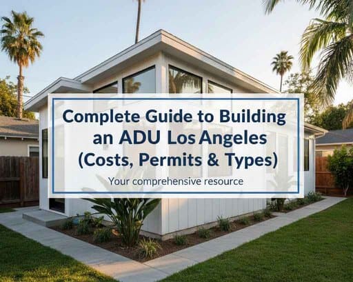 ADU construction guide for Los Angeles backyard homes and granny flats